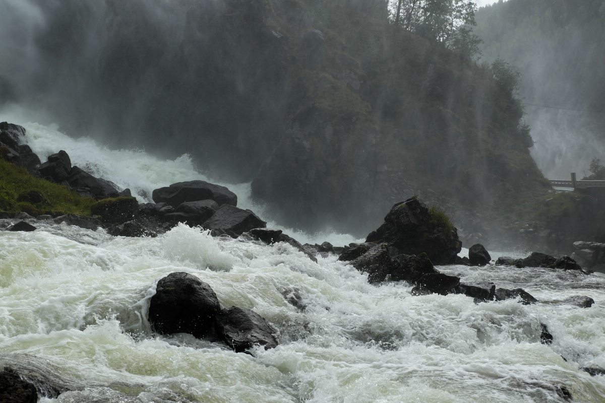Norwegen Ladefossen