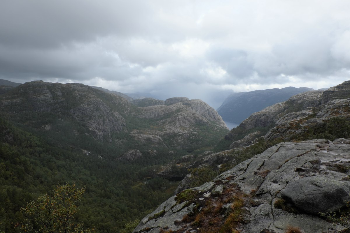 Norwegen Prekestolen