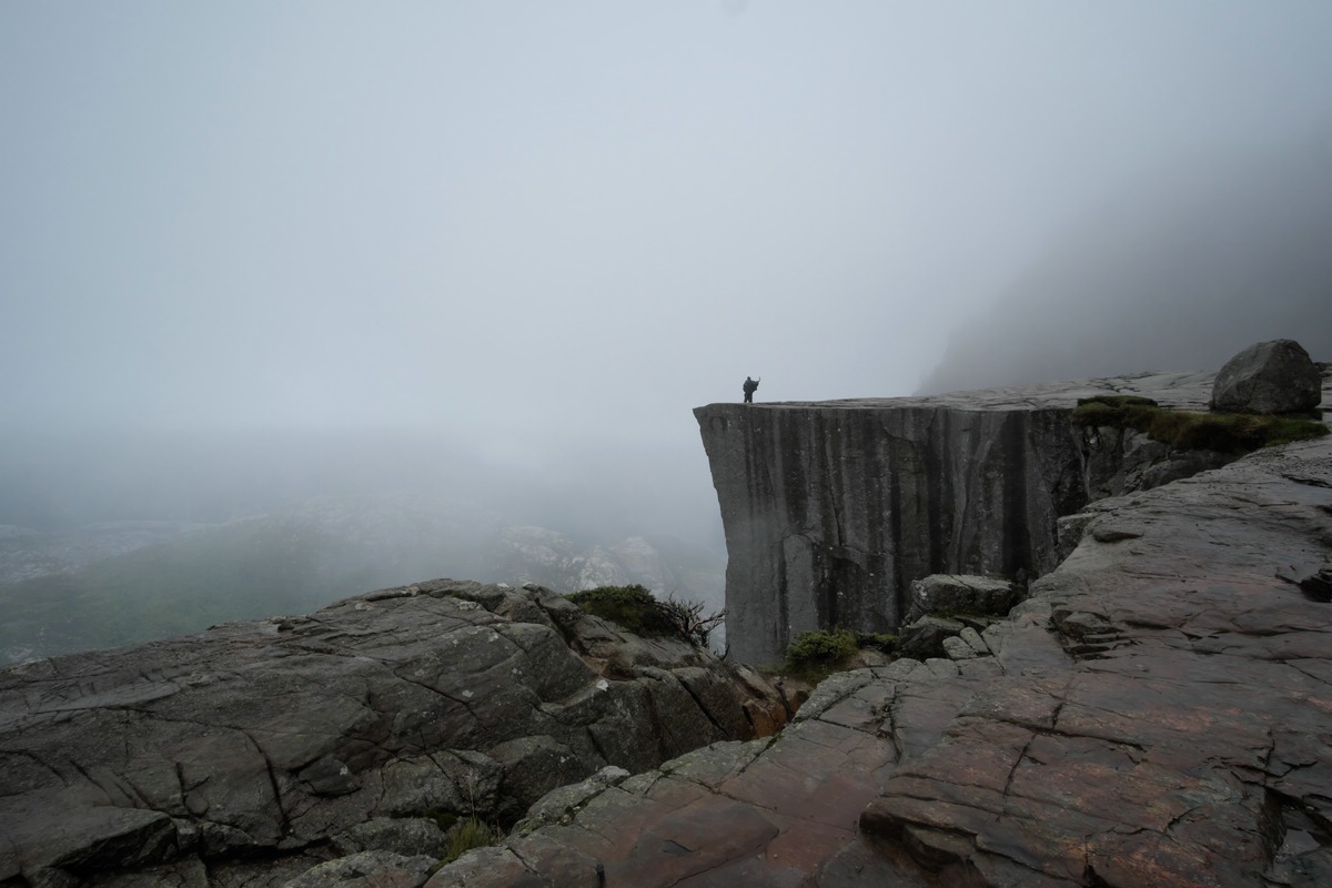 Norwegen Prekestolen