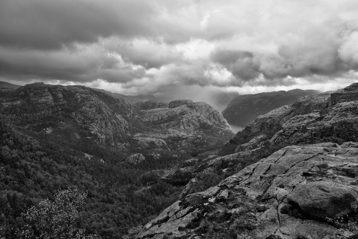 Norwegen Prekestolen