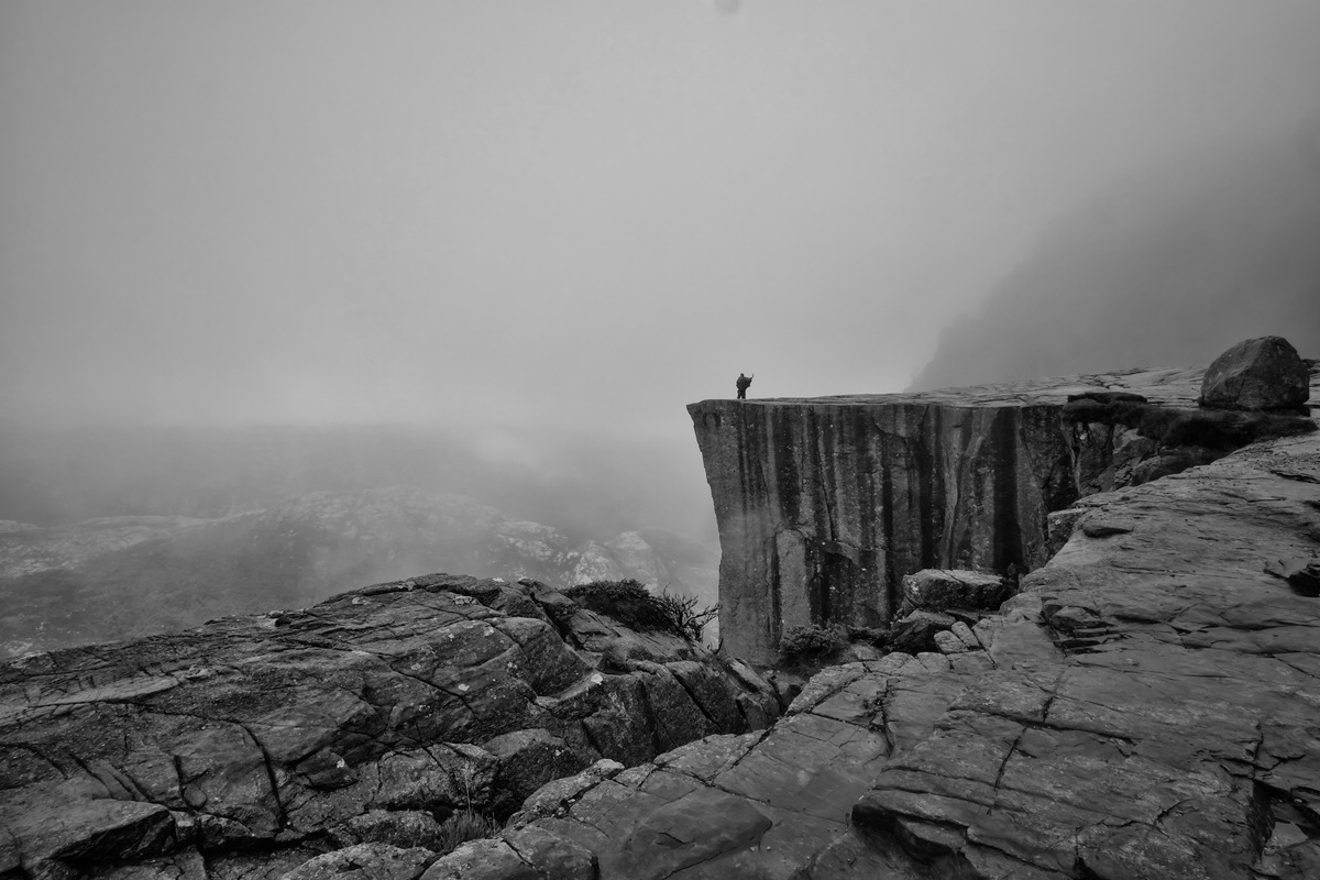 Norwegen Prekestolen