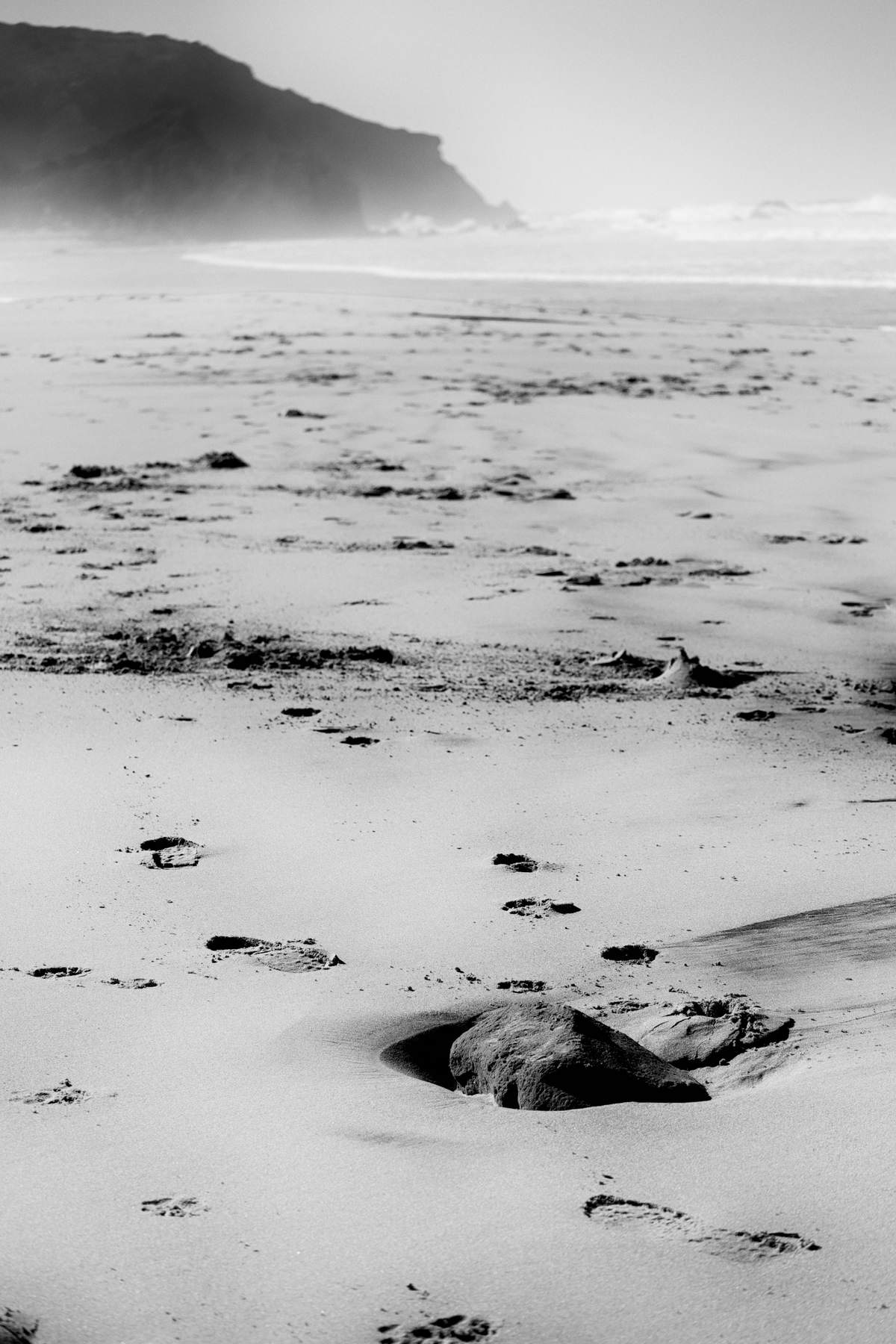 Strand und Landschaft