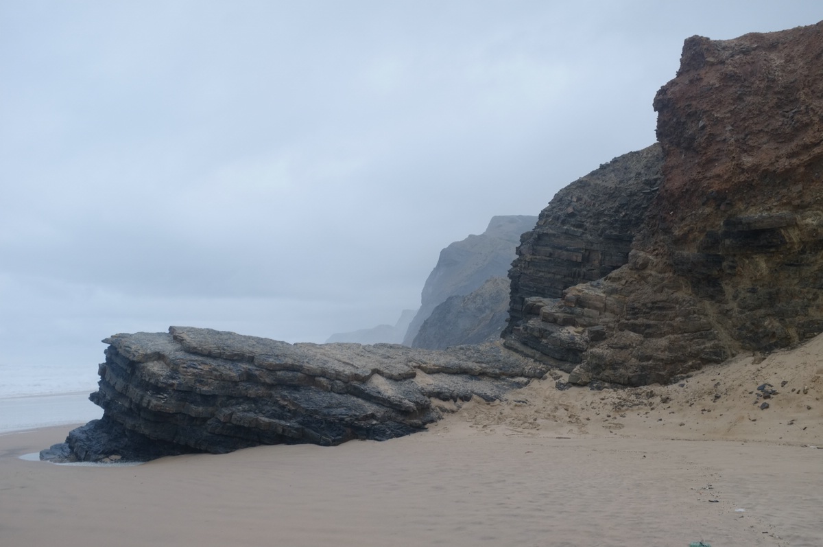 Strand und Landschaft