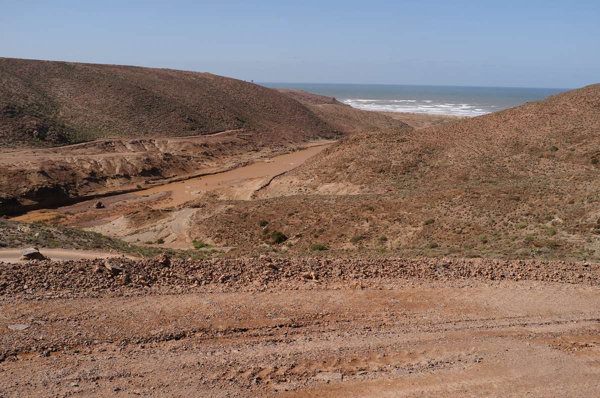 Auf den weg zum Plage Blanche