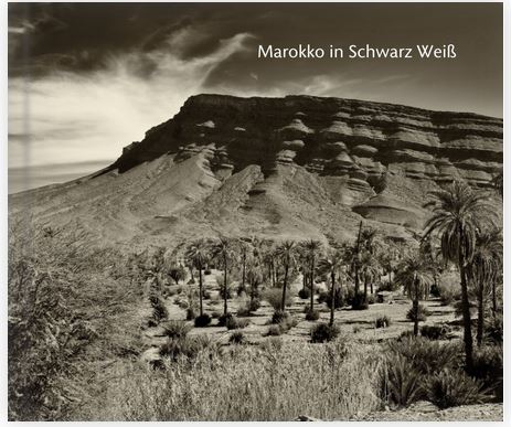 Marokko in Schwarz Weiß