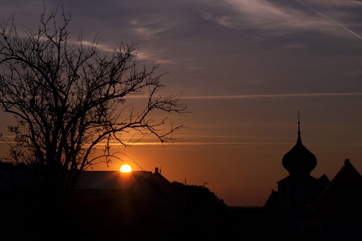 Sonnenuntergang Mittelfranken3